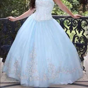 Ball gown ; 15s dress.